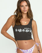 Beach Path Tank - Off Black
