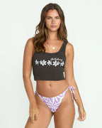 Beach Path Tank - Off Black