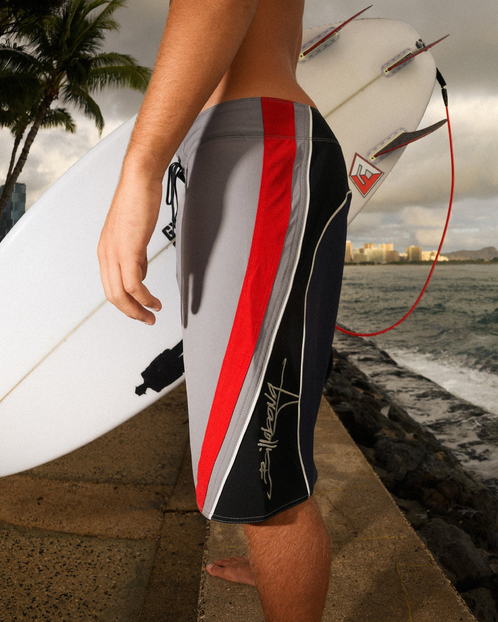 Fluid 2K Pro Performance 21 Boardshorts - Odyssey Gray